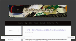 Desktop Screenshot of maxpagani.org